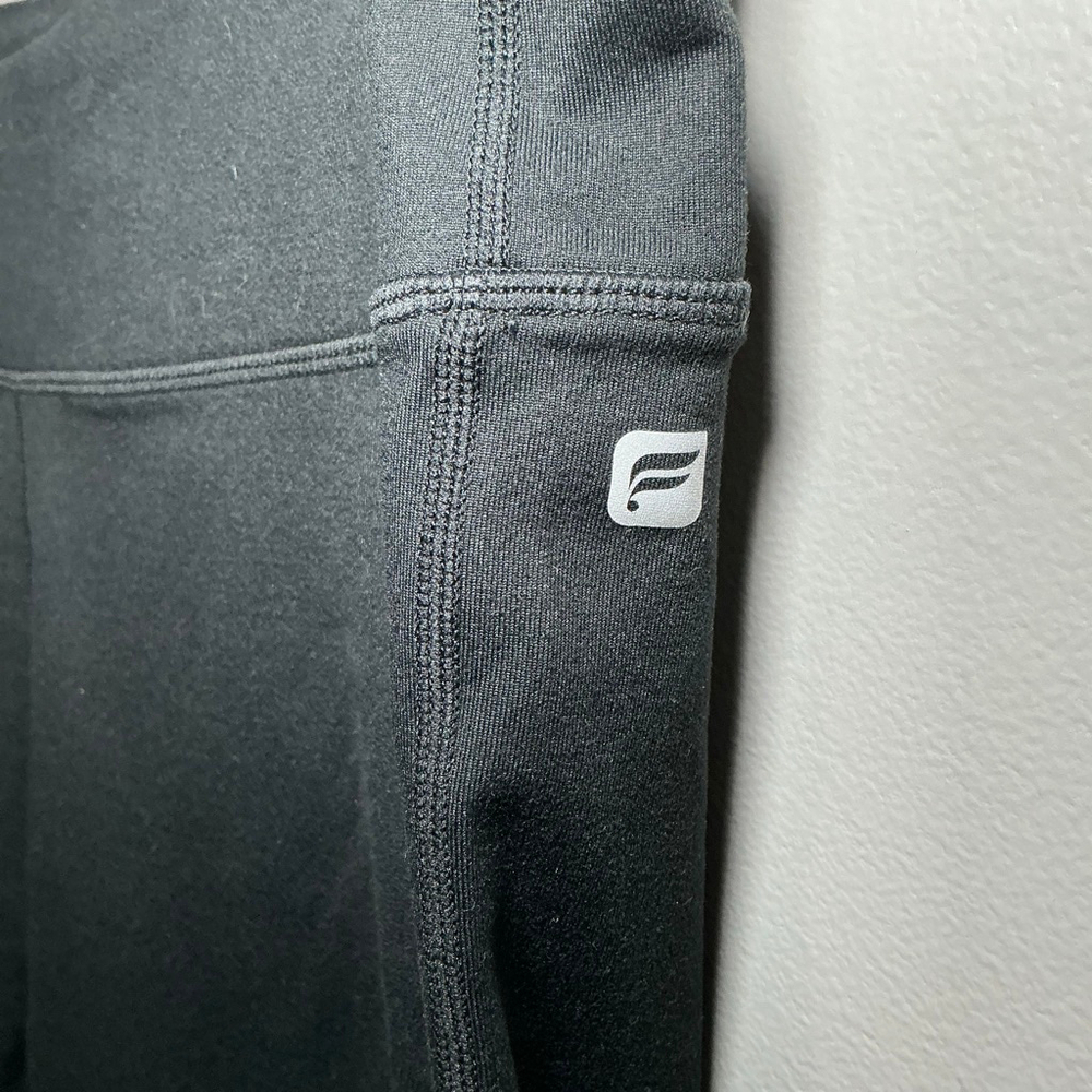 Women's Fabletics‎ Black & White Leggings L - Picture 4 of 6